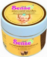 Крем массажный для лица с танакой и куркумой Sense, 75 гр