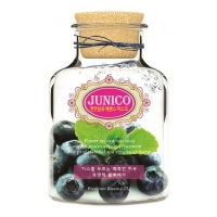 Маска тканевая c экстрактом черники Junico Blueberry Mask "MIJIN", 25 гр