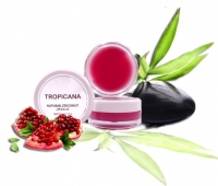 Бальзам для губ c кокосовым маслом Гранатовая радость TROPICANA, 10 гр.