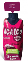 Натуральный смузи с ягодами асаи, банановым пюре и соком лайма ACAICO, 330 мл
