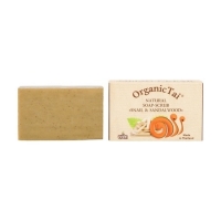 Натуральное мыло-скраб «ЭКСТРАКТ УЛИТКИ и САНДАЛОВОЕ ДЕРЕВО» Organic Tai, 100 г