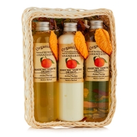 Подарочный набор для душа в плетёной корзинке "МАНДАРИН Big Size" Organic Tai