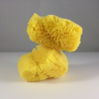 Натуральная шелковая губка для лица Fine silk (2 шт., размер 3.7-5.0 см)