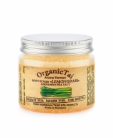 Скраб для тела на основе соли Андаманского моря «ЛЕМОНГРАСС» Organic Tai, 200 г.