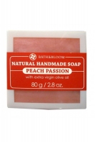 Натуральное мыло "Персиковая страсть" Bath&Bloom, 80 гр