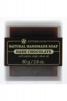 Натуральное мыло "Горький шоколад" Bath&Bloom, 80 гр