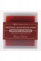 Натуральное мыло "Вишнёвый миндаль" Bath&Bloom, 80 гр