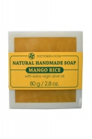 Натуральное мыло "Рисовый Манго" Bath&Bloom, 80 гр