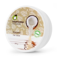 Кокосовая МАСКА ДЛЯ ВОЛОС с маслом арганы (без парабенов) Tropicana, 250 мл.