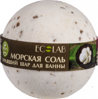 Бурлящий шар для ванны "Мангостин и Ваниль" ECOLAB, 220гр.