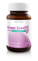 Экстракт виноградных косточек 60мл VISTRA Grap Seed 60mg биологически активная добавка к пище 30 капсул