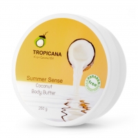 Кокосовое КРЕМ-масло (баттер) для тела Tropicana "Summer Sense" (без парабенов), 250 гр.