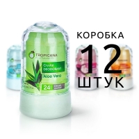 Коробка дезодорантов кристаллов Tropicana (в ассортименте), 12 шт.