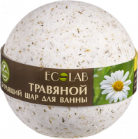 Бурлящий шар для ванны Травяной "Базилик и Шалфей" ECOLAB, 220гр.