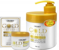 Восстанавливающая маска с коллоидным золотом, керамидом II и кератином "Cruset Gold Crystal Hair Mud" 60 мл.