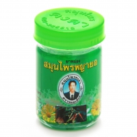 Зелёный тайский разогревающий бальзам для массажа Thai Phaya Yaw Balm