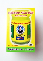 Желтый тайский бальзам "Compound Phlai Balm", 50 гр.
